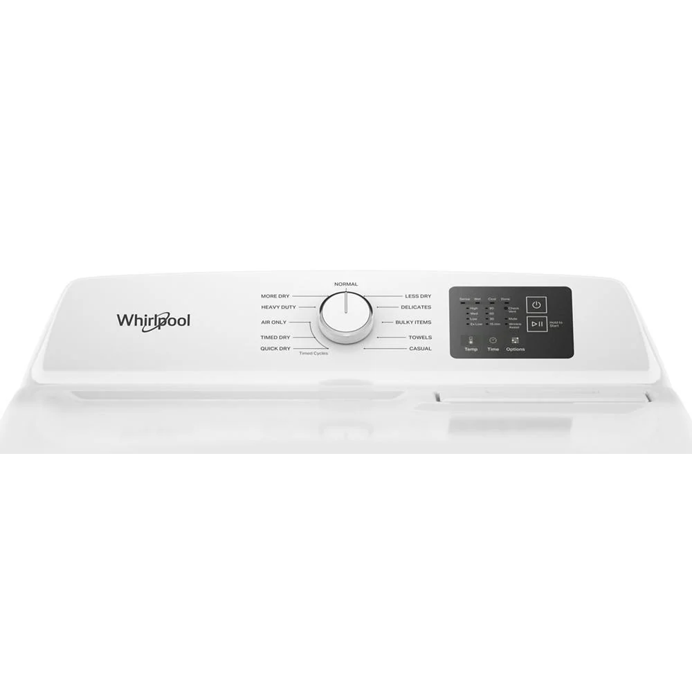 Whirlpool WGD4107SW 7.0 cu. ft. Gas Dryer with Adaptive Dry - Vented Top Load Matching - Image 10