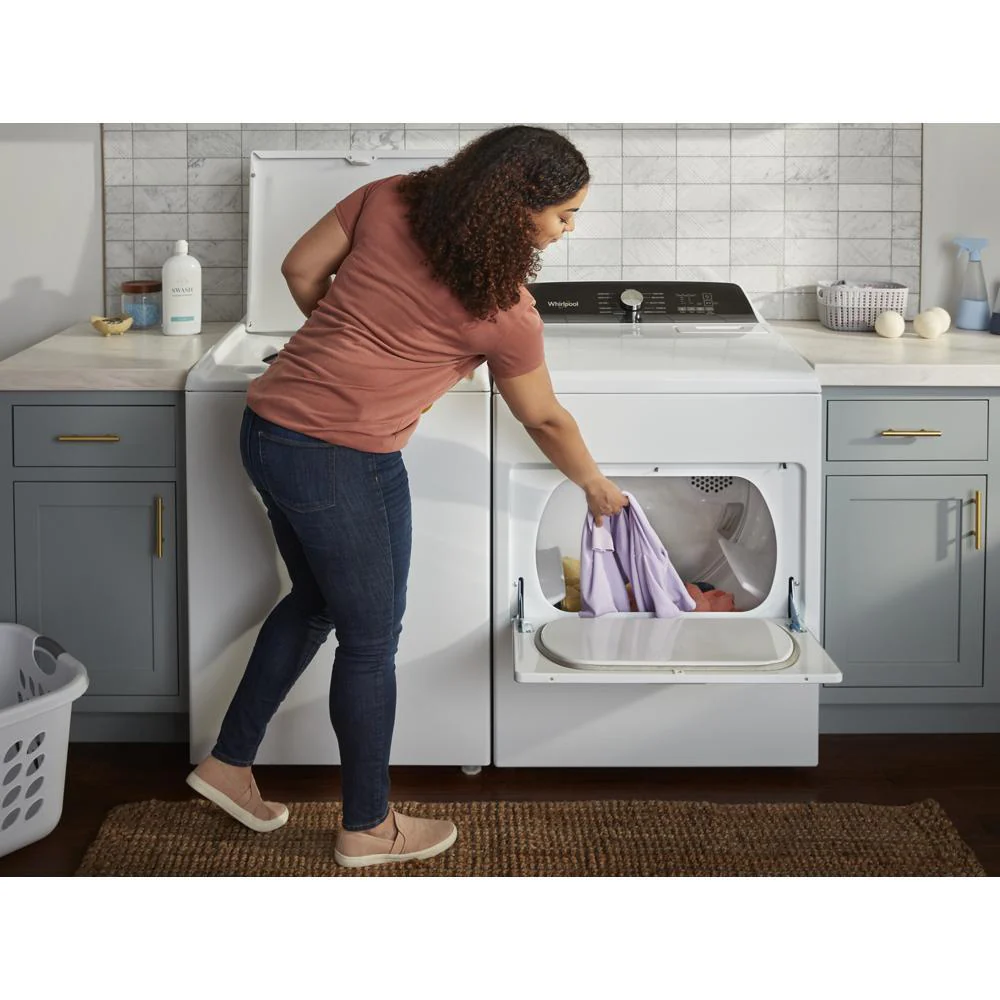 Whirlpool WGD5010LW 7.0 Cu. Ft. Top Load Gas Moisture Sensing Dryer - Image 17