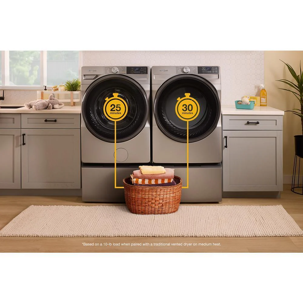 Whirlpool WGD5720RU 7.4 cu. ft. Smart Front Load ENERGY STAR® Gas Dryer with Wrinkle Shield™ Option - Image 13