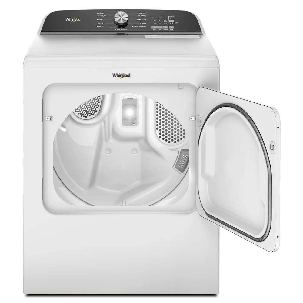 Whirlpool WGD6150PW 7.0 Cu. Ft. Whirlpool® Top Load Gas Dryer with Moisture Sensor - Image 3