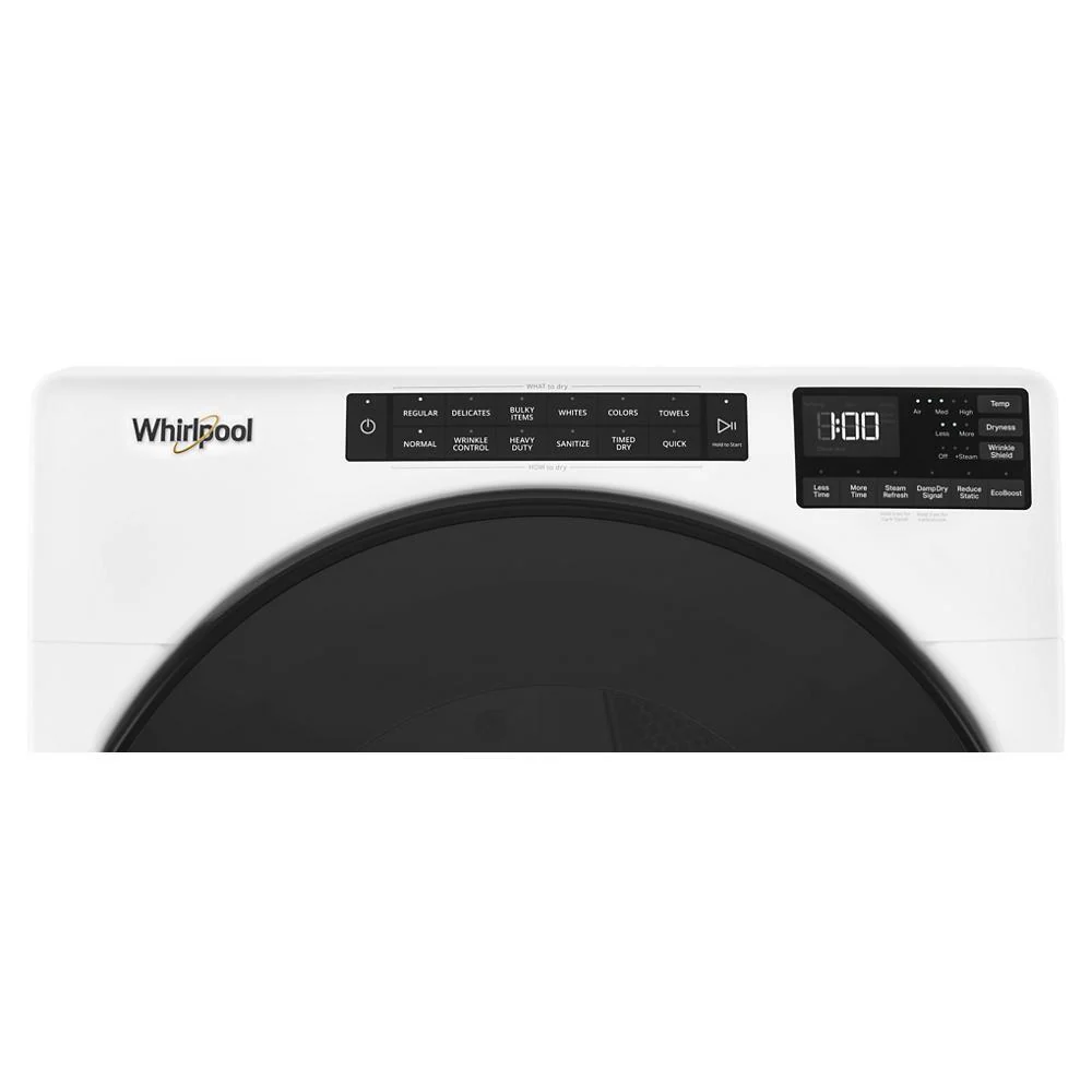 Whirlpool WGD6605MW 7.4 Cu. Ft. Gas Wrinkle Shield Dryer with Steam - Image 5
