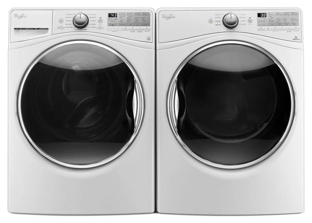 Whirlpool WGD92HEFW 7.4 cu.ft Front Load Gas Dryer with Advanced Moisture Sensing, EcoBoost - Image 4