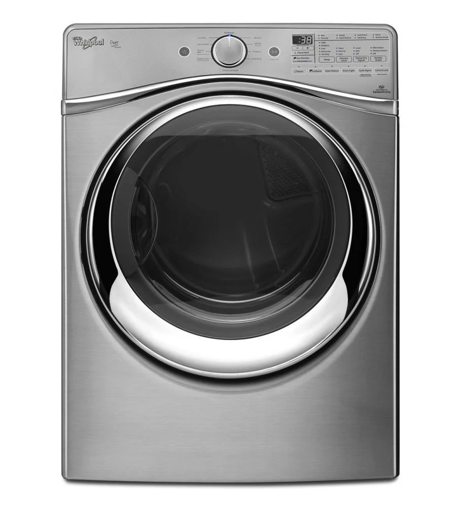 Whirlpool WGD97HEDW 7.3 cu. ft. Duet® Front Load Gas Steam Dryer with SilentSteel™ Dryer Drum - Image 10