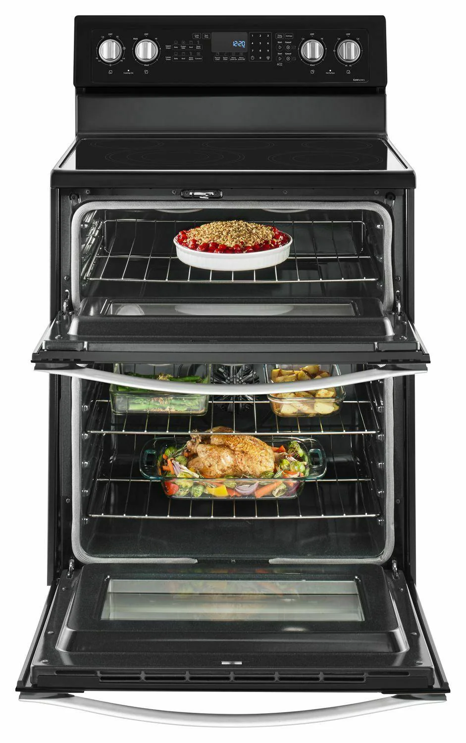 Whirlpool WGE745C0FE 6.7 Cu. Ft. Electric Double Oven Range with True Convection - Image 3