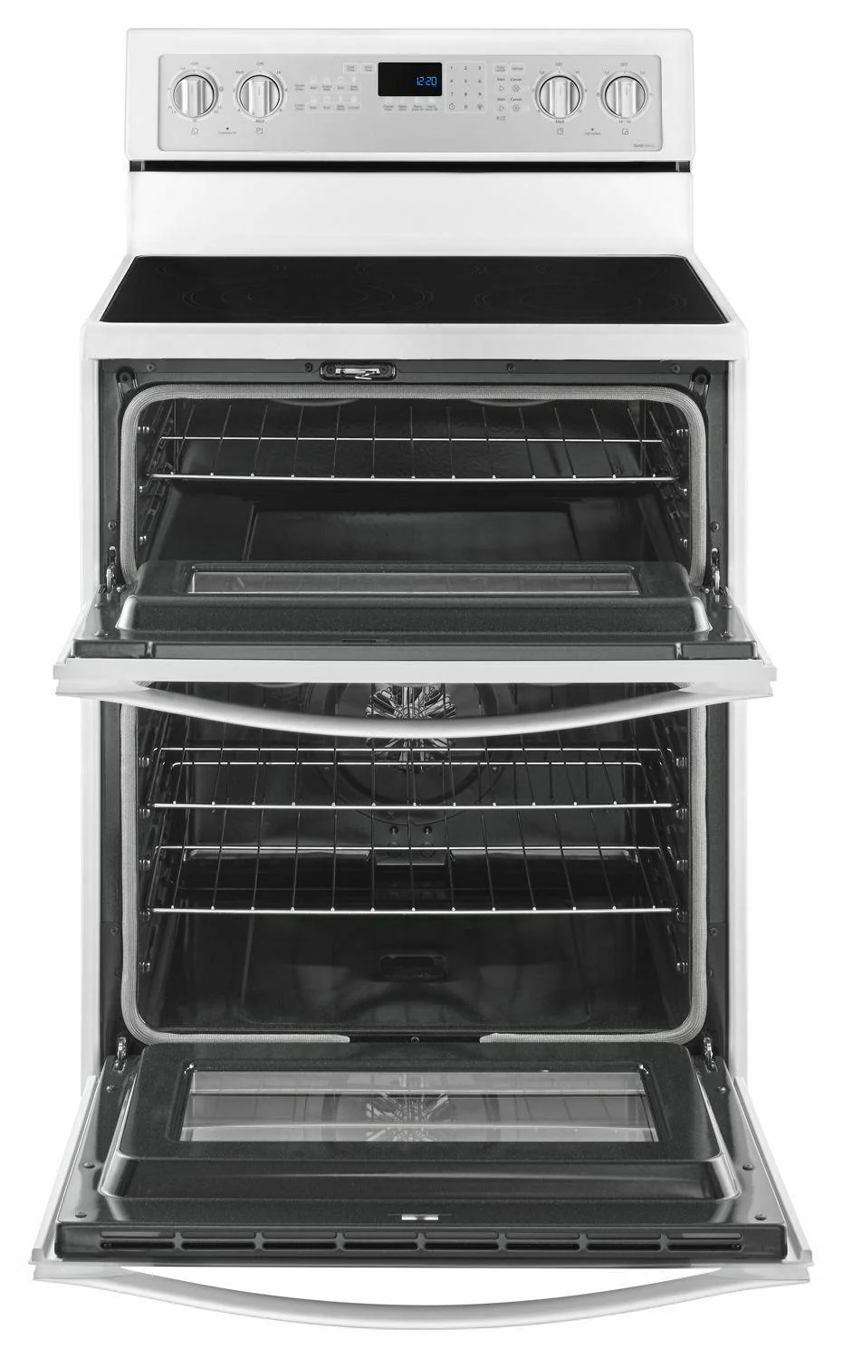 Whirlpool WGE745C0FH 6.7 Cu. Ft. Electric Double Oven Range with True Convection - Image 4