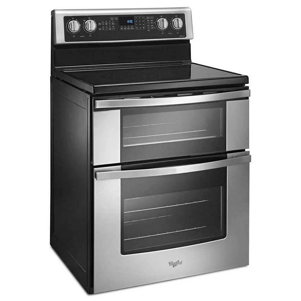 Whirlpool WGE745C0FS 6.7 Cu. Ft. Electric Double Oven Range with True Convection - Image 2