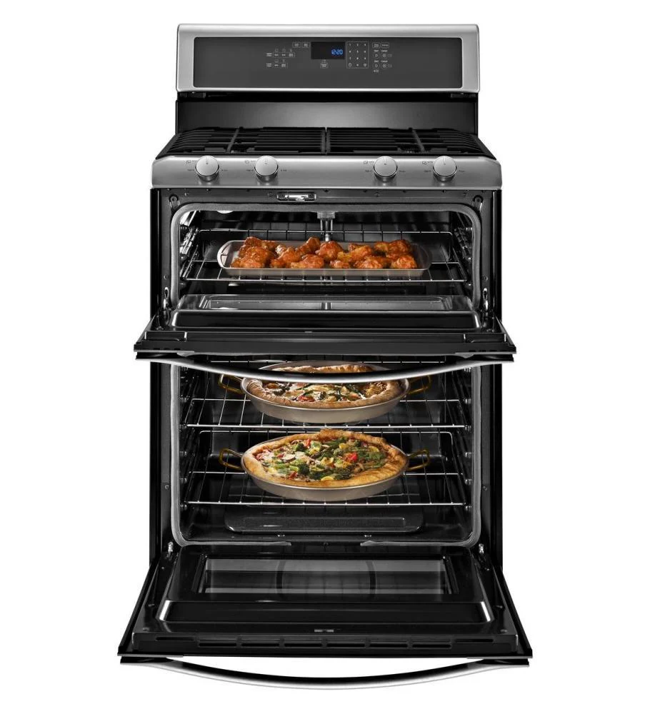Whirlpool WGG555S0BS 6.0 Total cu. ft. Double Oven Gas Range with AccuBake® system - Image 7