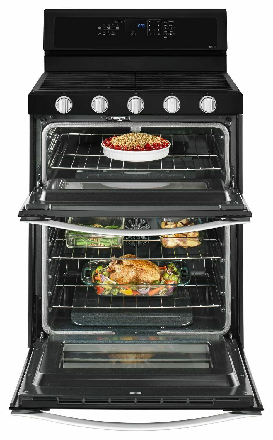 Whirlpool WGG745S0FE 6.0 Cu. Ft. Gas Double Oven Range with EZ-2-Lift™ Hinged Grates - Image 3