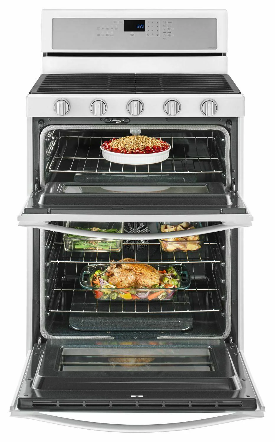 Whirlpool WGG745S0FH 6.0 Cu. Ft. Gas Double Oven Range with EZ-2-Lift™ Hinged Grates - Image 3