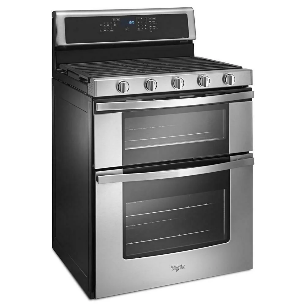 Whirlpool WGG745S0FS 6.0 Cu. Ft. Gas Double Oven Range with EZ-2-Lift™ Hinged Grates - Image 2