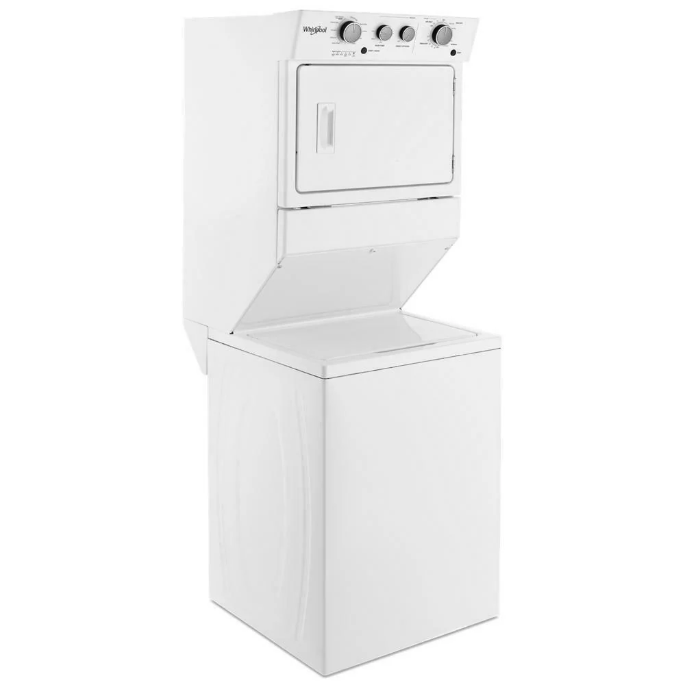 Whirlpool WGT4027HW 3.5 cu.ft Gas Stacked Laundry Center 9 Wash cycles and AutoDry™ - Image 2