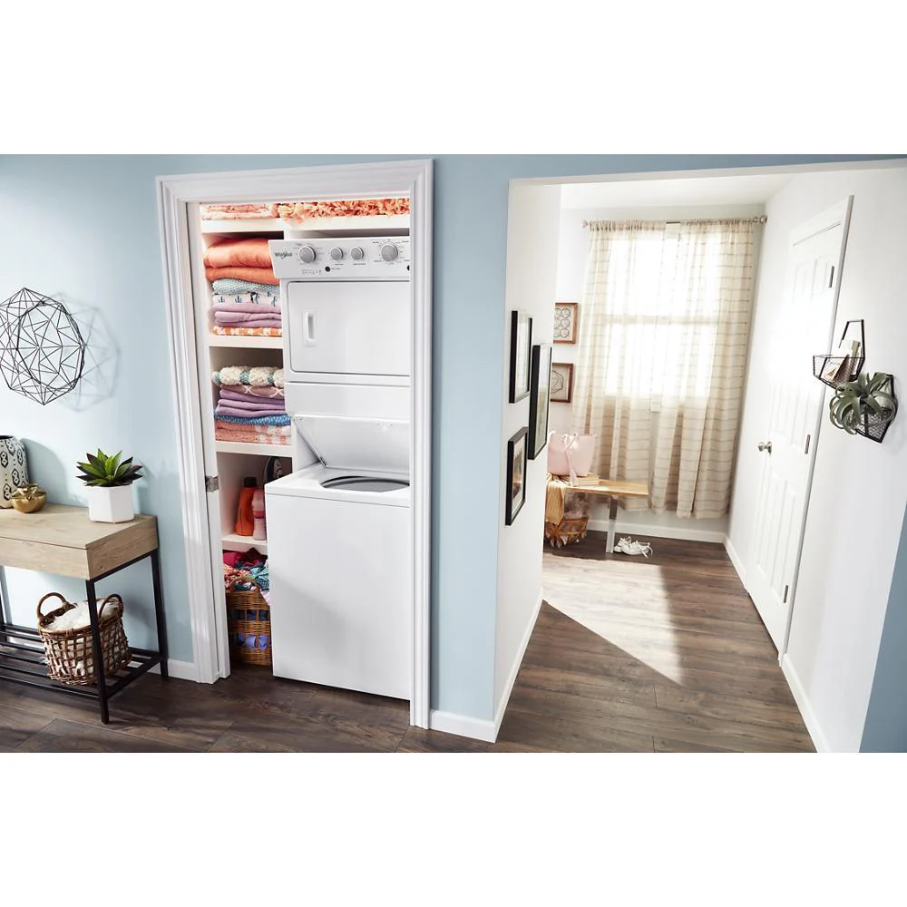 Whirlpool WGT4027HW 3.5 cu.ft Gas Stacked Laundry Center 9 Wash cycles and AutoDry™ - Image 8