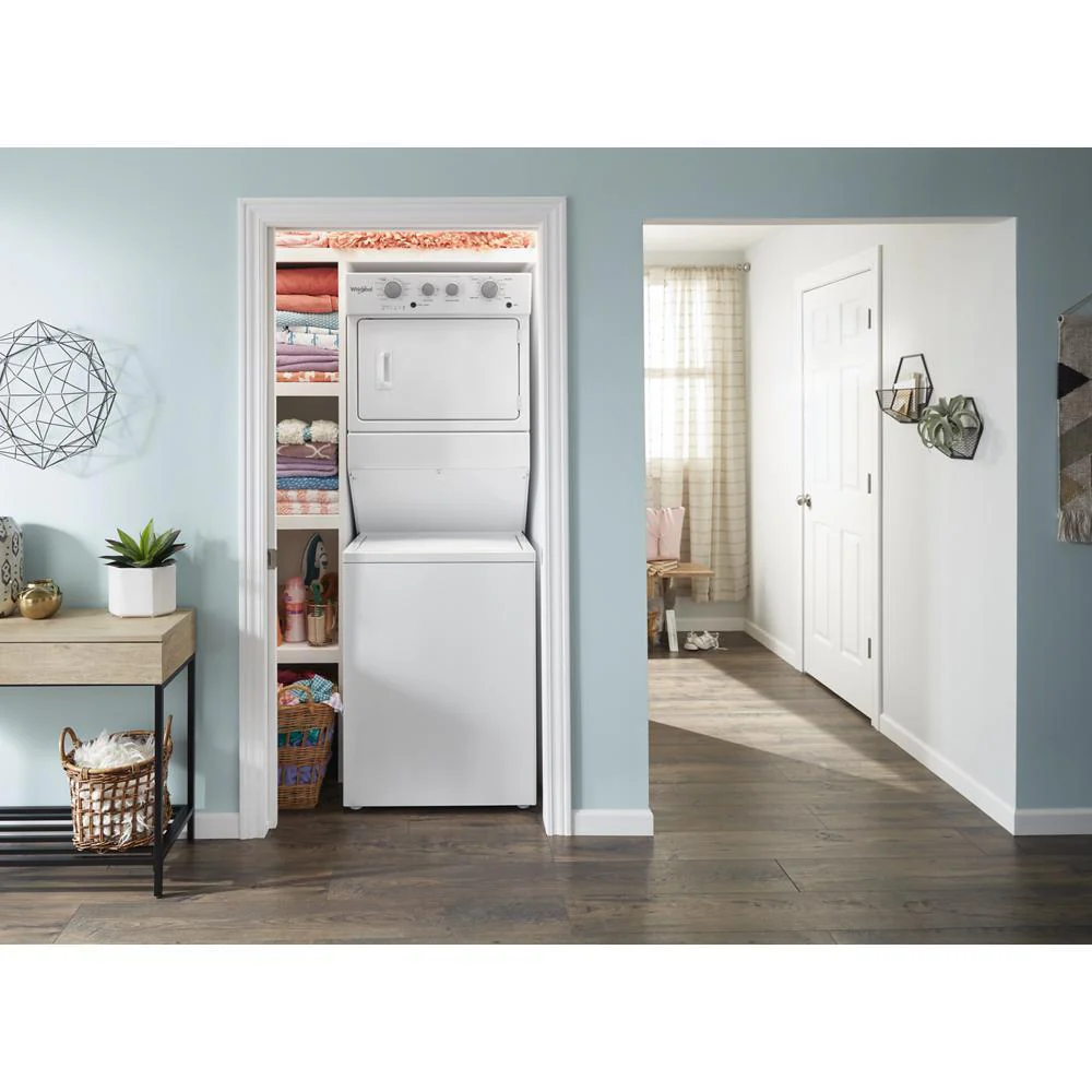 Whirlpool WGT4027HW 3.5 cu.ft Gas Stacked Laundry Center 9 Wash cycles and AutoDry™ - Image 9