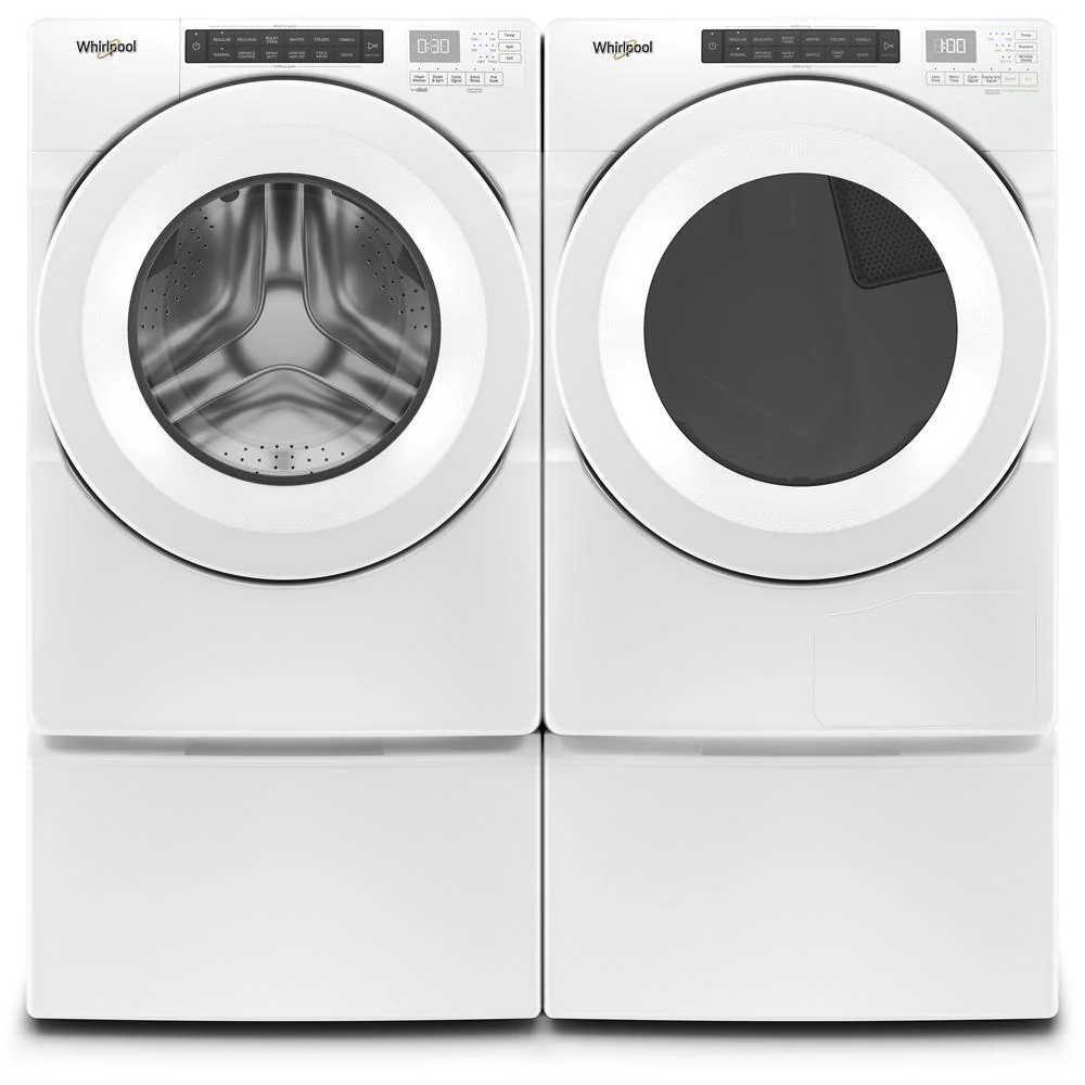 Whirlpool WHD560CHW 7.4 cu.ft Front Load Heat Pump Dryer with Intiutitive Touch Controls, Advanced Moisture Sensing - Image 4