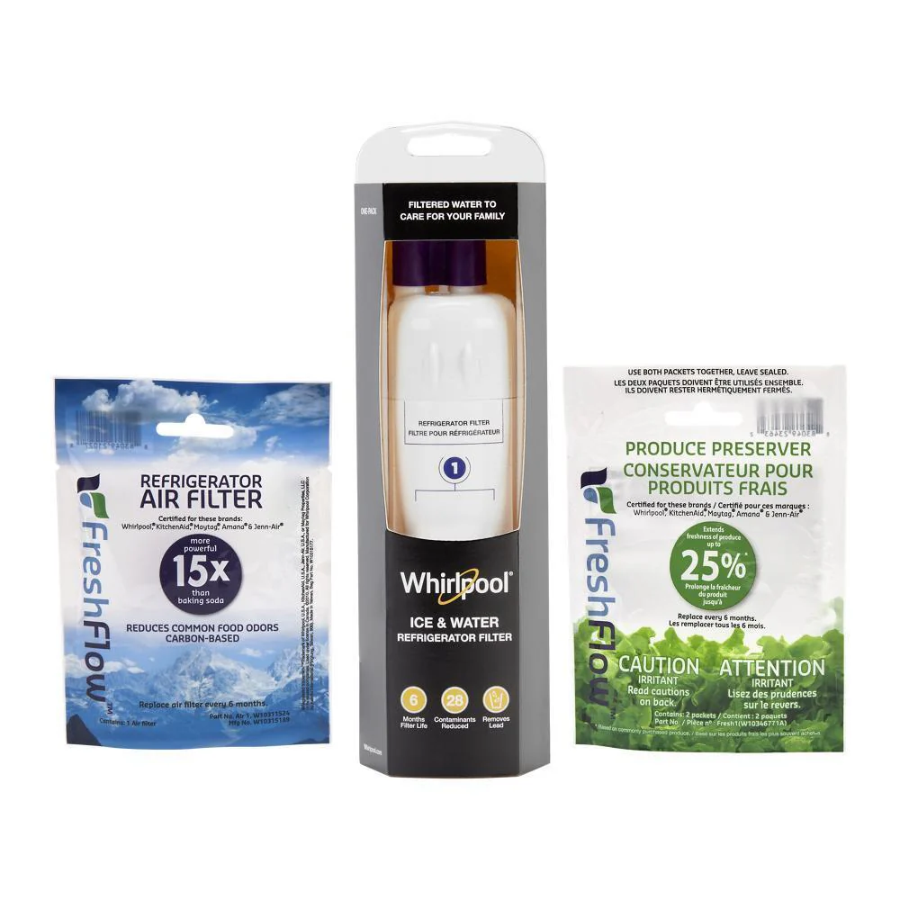 WHR1RXD1 Whirlpool Refrigerator Water Filter 1 - WHR1RXD1 (Pack of 1) - Image 15