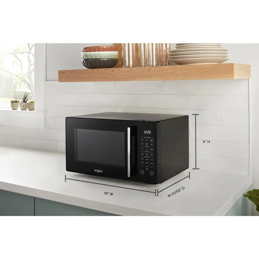 Whirlpool WMC30309LB 0.9 Cu. Ft. Capacity Countertop Microwave with 900 Watt Cooking Power - Image 6
