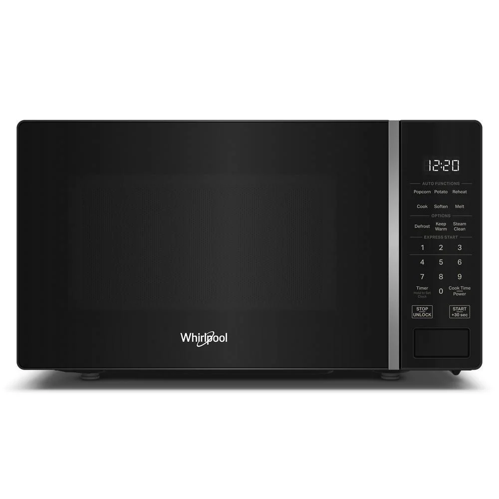 Whirlpool WMCS3018RB 0.7 cu. ft. Black Countertop Microwave With Steam Clean - 700 watt - Image 2