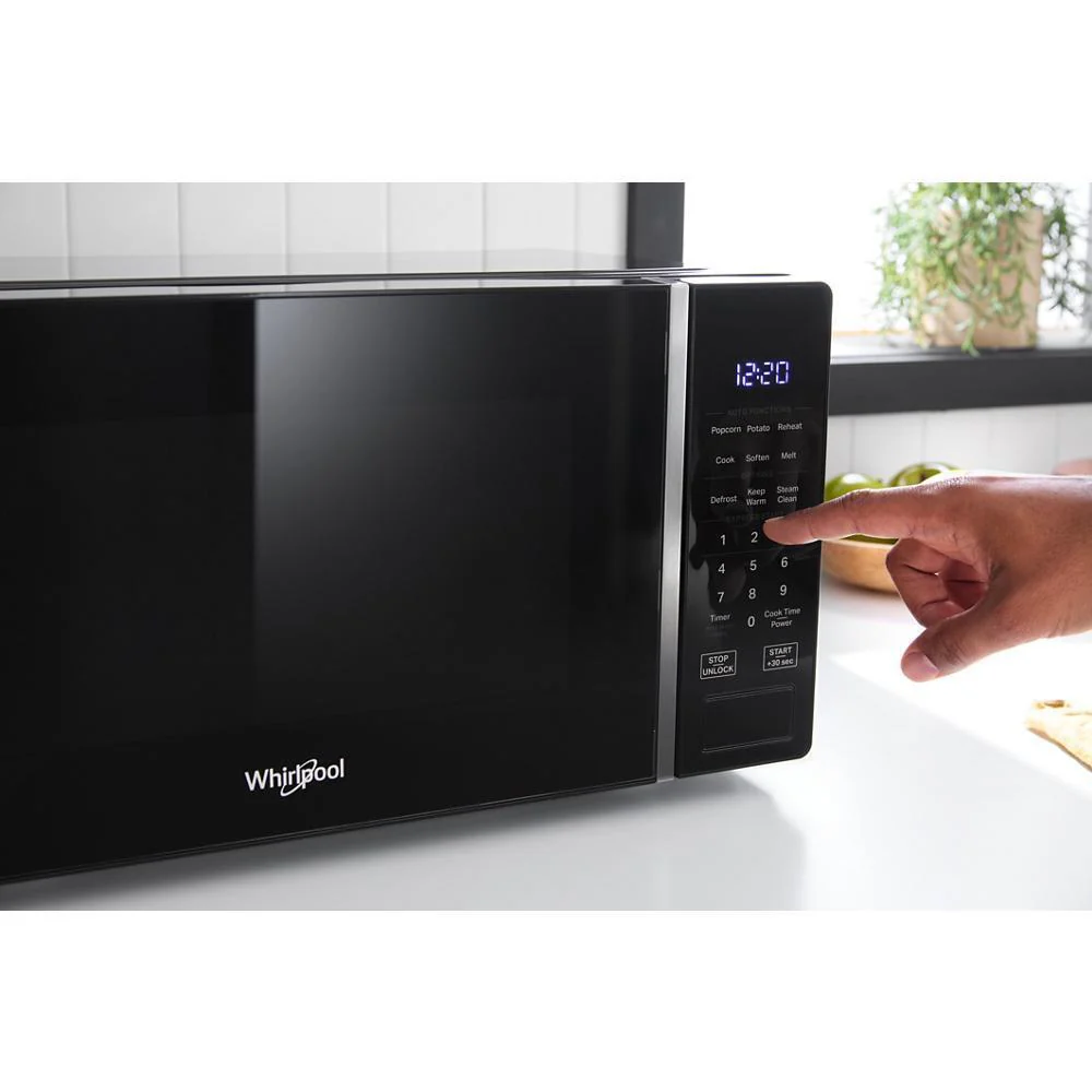 Whirlpool WMCS3018RB 0.7 cu. ft. Black Countertop Microwave With Steam Clean - 700 watt - Image 36