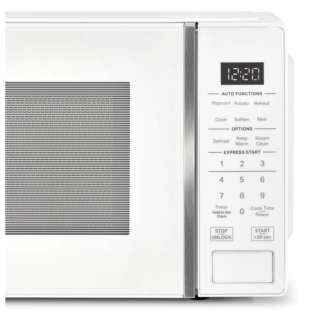 Whirlpool WMCS3018RW 0.7 cu. ft. White Countertop Microwave With Steam Clean - 700 watt - Image 9