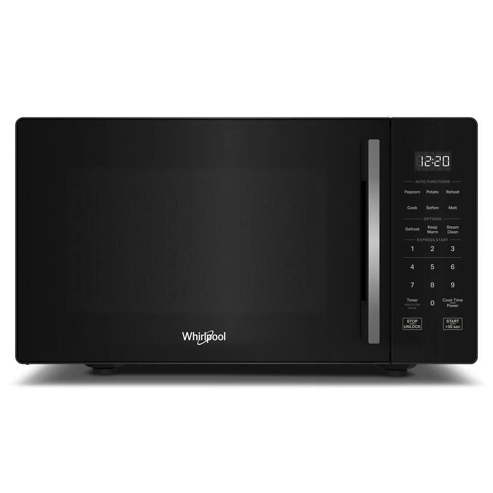 Whirlpool WMCS3019RB 0.9 cu. ft. Black Countertop Microwave With Steam Clean - 900 watt - Image 2