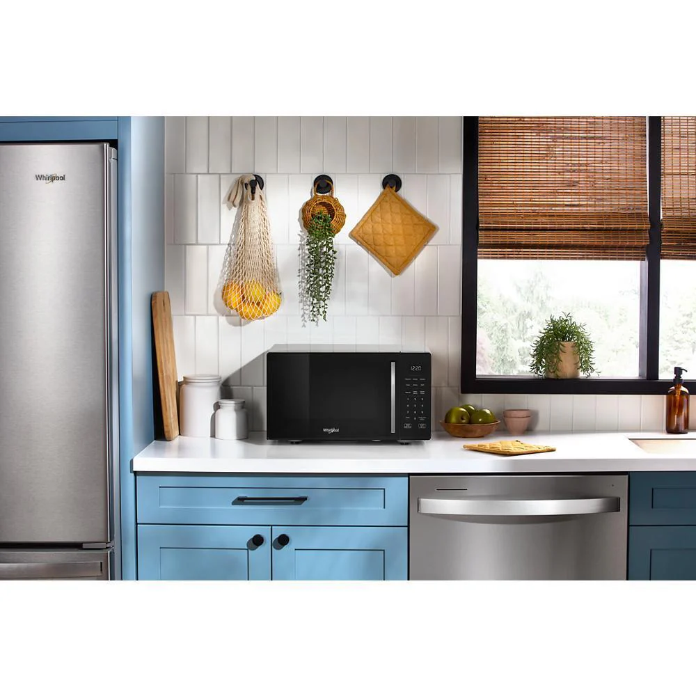 Whirlpool WMCS3019RB 0.9 cu. ft. Black Countertop Microwave With Steam Clean - 900 watt - Image 6