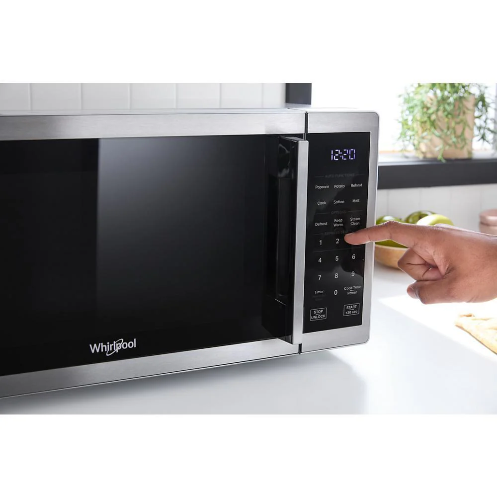 Whirlpool WMCS3019RS 0.9 cu. ft. Stainless Steel Countertop Microwave With Steam Clean - 900 watt - Image 17