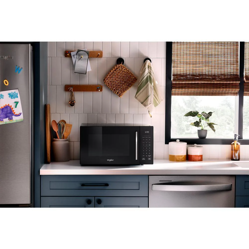 Whirlpool WMCS5522RB 1.0 cu. ft. Black All-In-One Multifunctional Countertop Microwave With Air Fry - 900 watt - Image 2