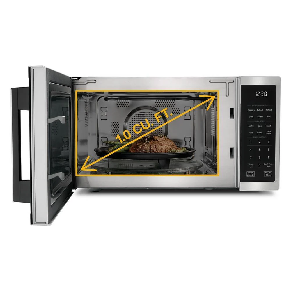 Whirlpool WMCS5522RS 1.0 cu. ft. Stainless Steel All-In-One Multifunctional Countertop Microwave With Air Fry - 900 watt - Image 12
