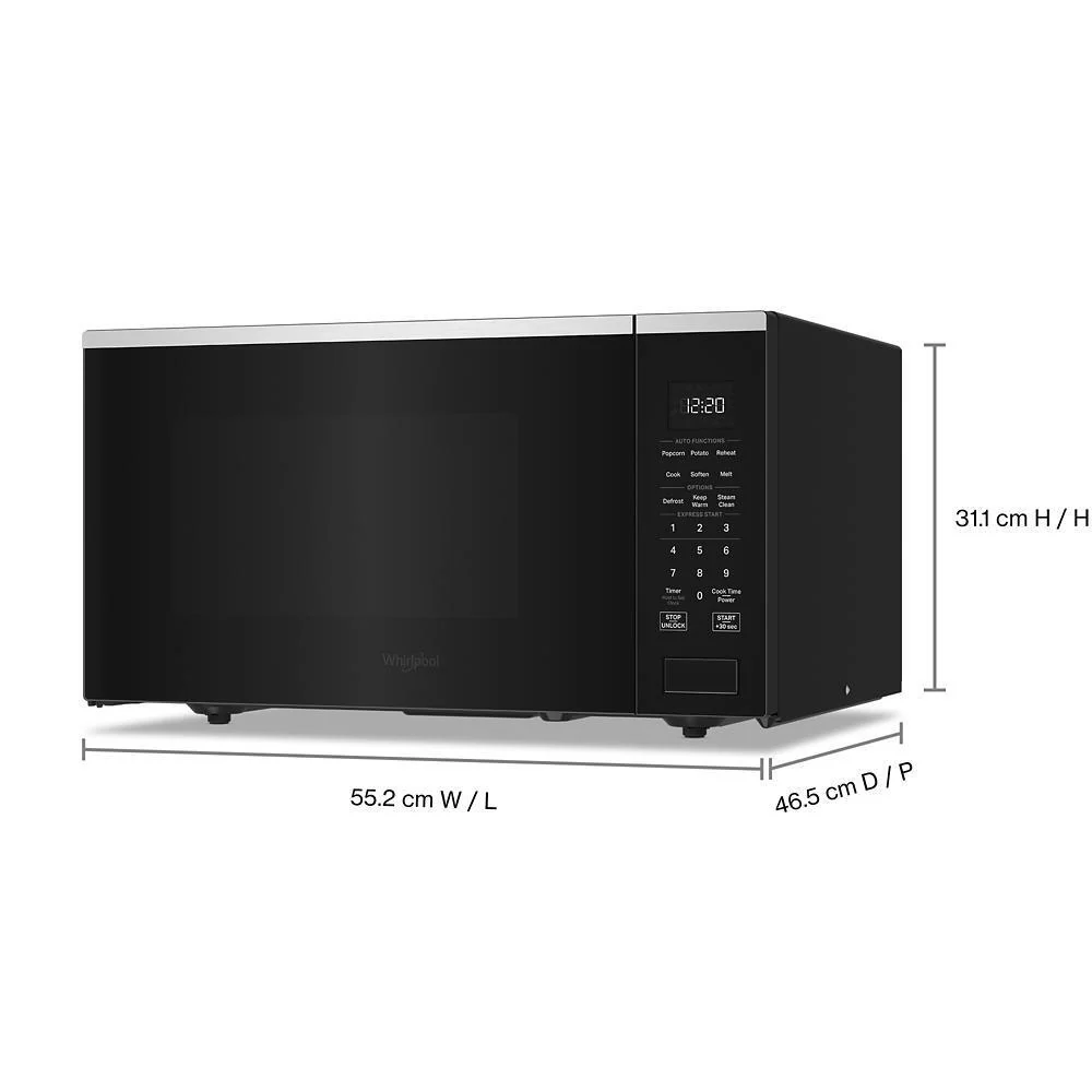 Whirlpool WMCS7022SS 1.6 cu. ft. Sensor Cooking Microwave - Image 7