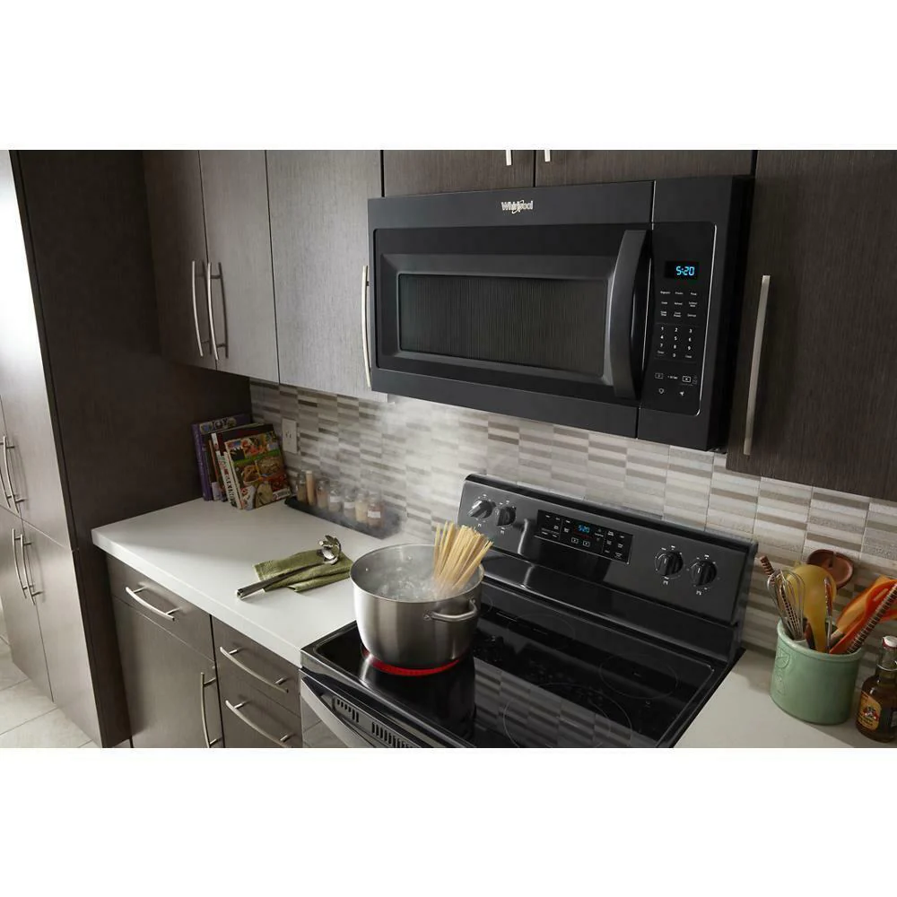Whirlpool WMH31017HB 1.7 cu. ft. Microwave Hood Combination with Electronic Touch Controls - Image 4