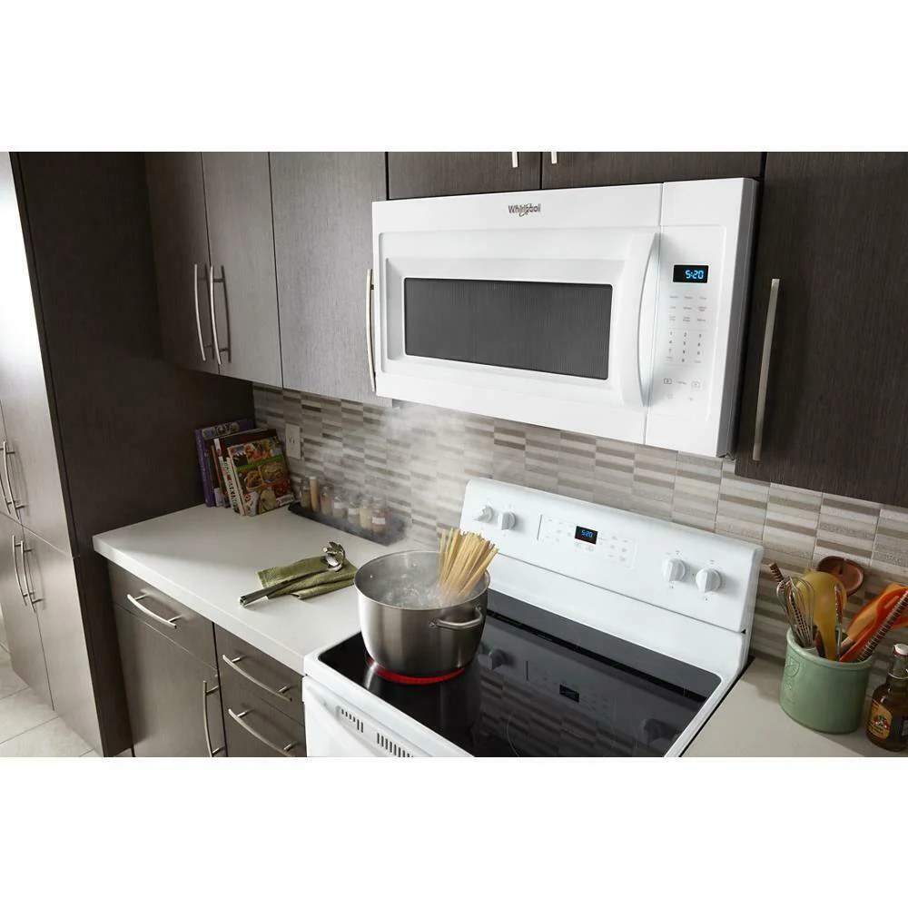 Whirlpool WMH31017HW 1.7 cu. ft. Microwave Hood Combination with Electronic Touch Controls - Image 4
