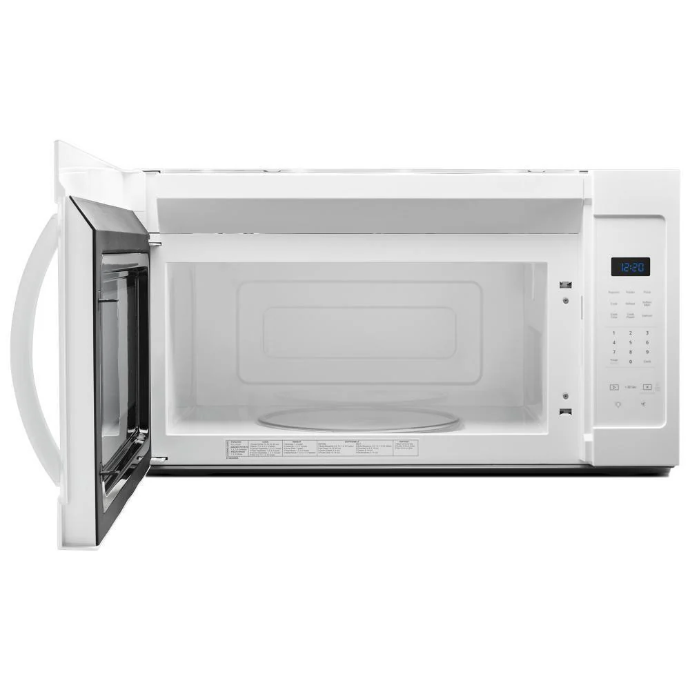 Whirlpool WMH31017HW 1.7 cu. ft. Microwave Hood Combination with Electronic Touch Controls - Image 5