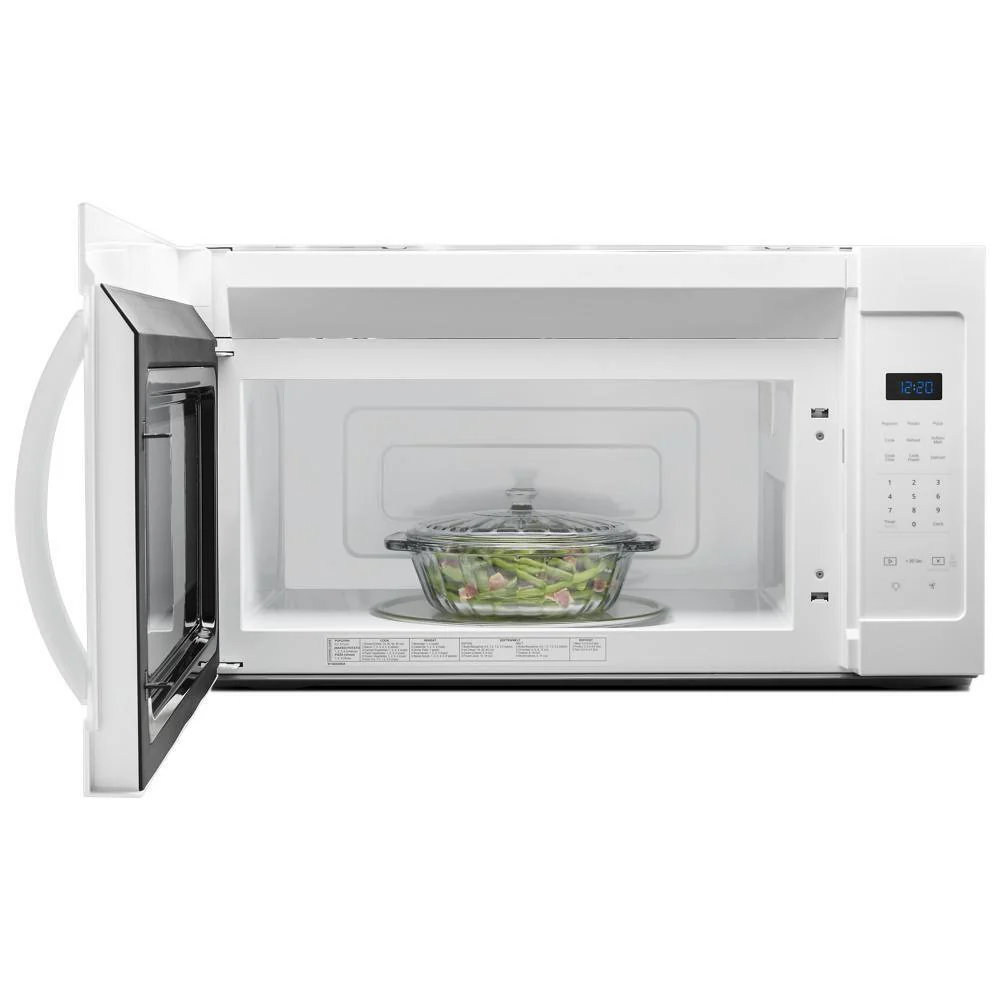 Whirlpool WMH31017HW 1.7 cu. ft. Microwave Hood Combination with Electronic Touch Controls - Image 6