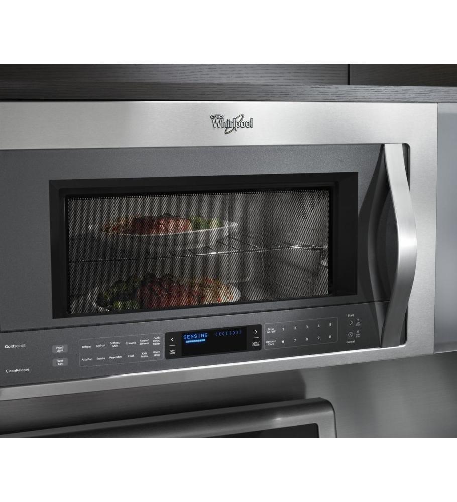 Whirlpool WMH76719CB 1.9 cu. ft. Microwave Hood Combination with TimeSavor Plus True Convection - Image 2