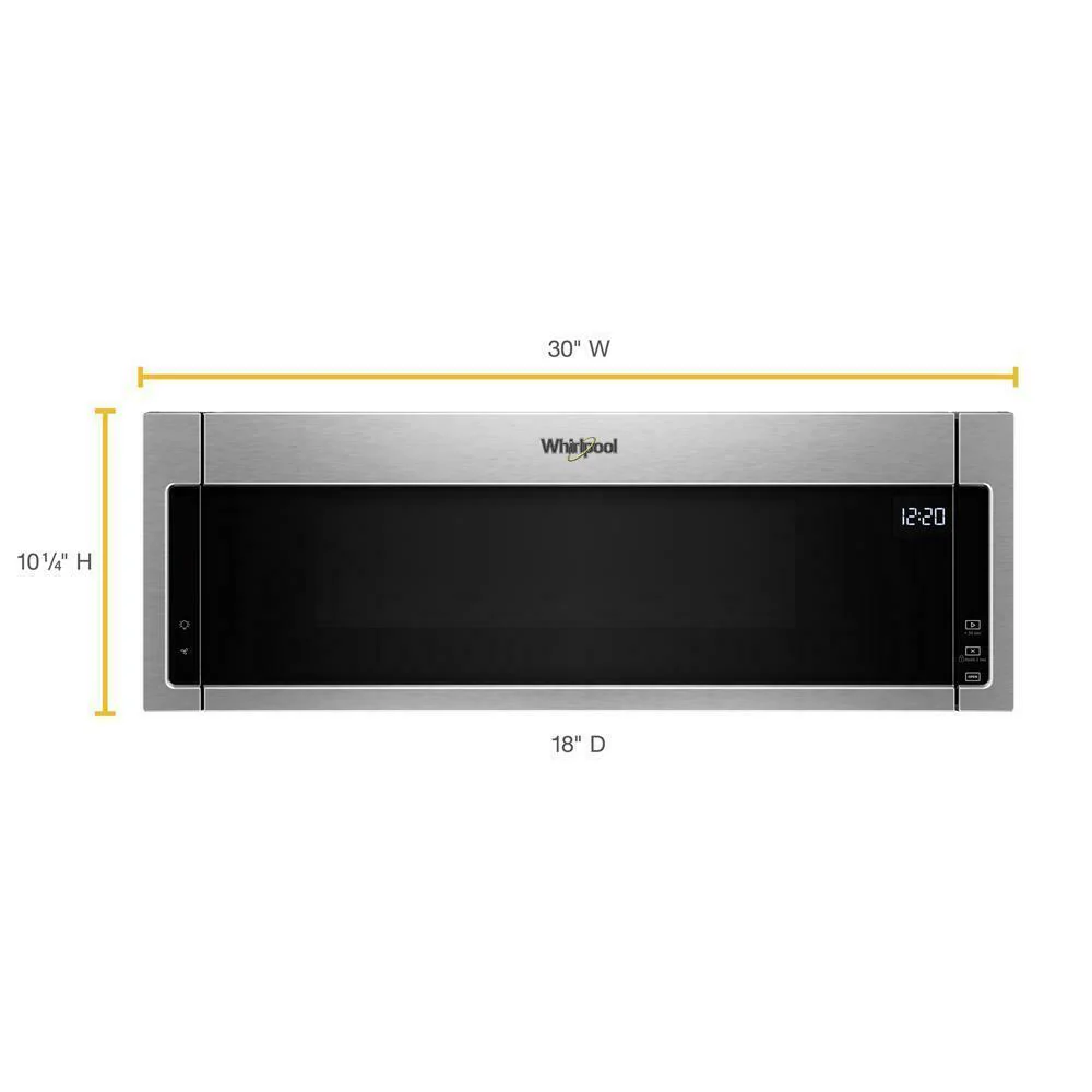 Whirlpool WML55011HS 1.1 cu. ft. Low Profile Microwave Hood Combination - Image 5