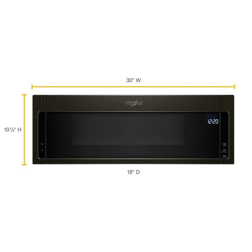 Whirlpool WML75011HV 1.1 cu. ft. Low Profile Microwave Hood Combination - Image 4