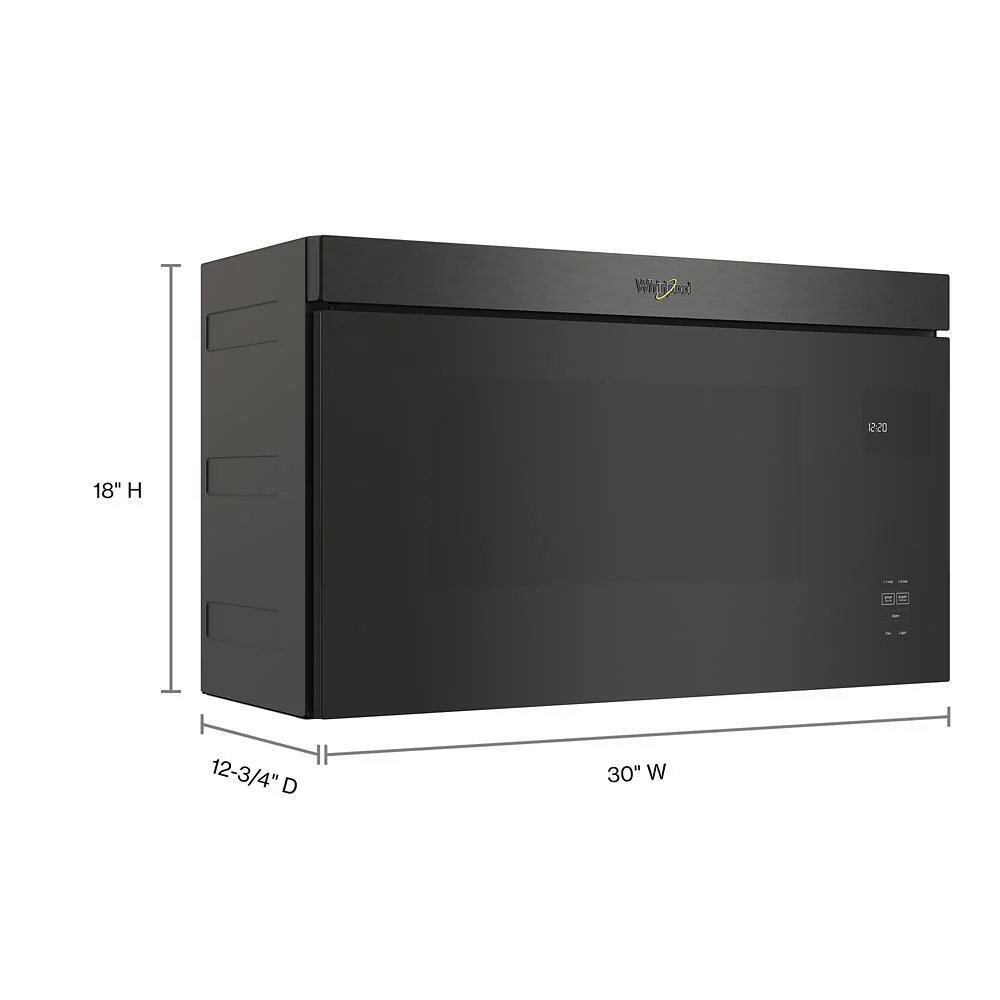 Whirlpool WMMF5930PV 1.1 Cu. Ft. Flush Mount Microwave with Turntable-Free Design - Image 7