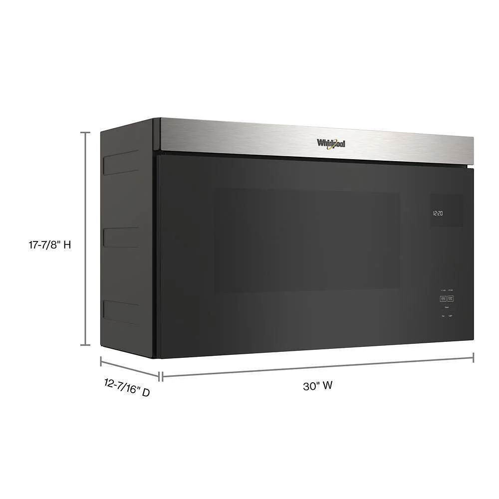 Whirlpool WMMF5930PZ 1.1 Cu. Ft. Flush Mount Microwave with Turntable-Free Design - Image 7