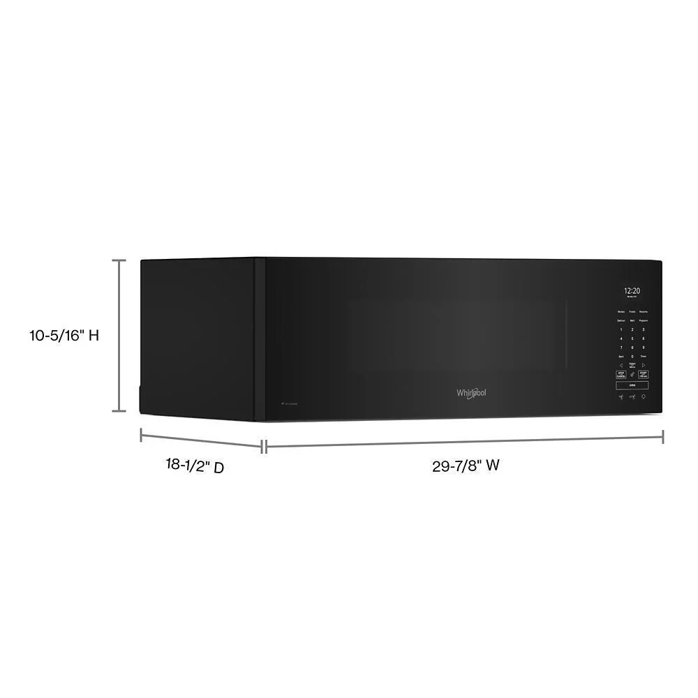 Whirlpool WMML5530RB 1.1 cu. ft. Smart Low Profile Microwave Hood Combination with 450 CRM 4-Speed Venting - Image 2