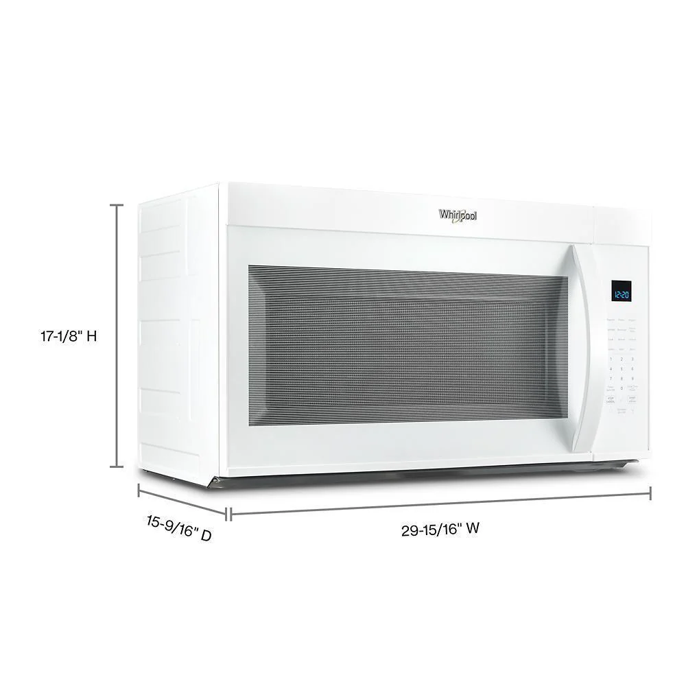Whirlpool WMMS3330RW 30 W 1.9 cu. ft Over the range Microwave with Sensor Cooking - Image 4