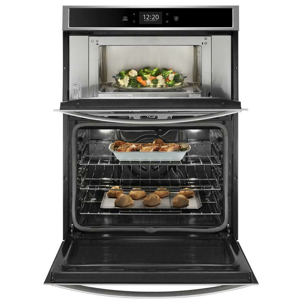 Whirlpool WOC75EC0HS 6.4 cu. ft. Smart Combination Convection Wall Oven with Air Fry, when Connected - Image 2