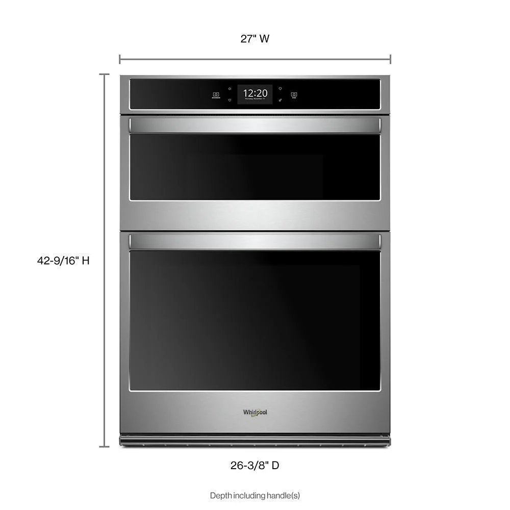 Whirlpool WOC75EC7HS 5.7 cu. ft. Smart Combination Convection Wall Oven with Air Fry, when Connected - Image 4