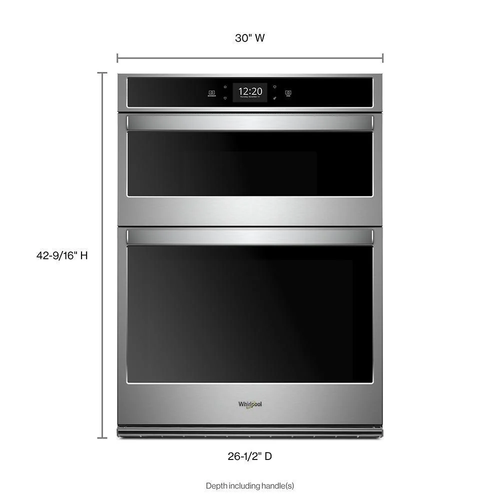 Whirlpool WOD77EC7HS 8.6 cu. ft. Smart Double Convection Wall Oven with Air Fry, when Connected - Image 3