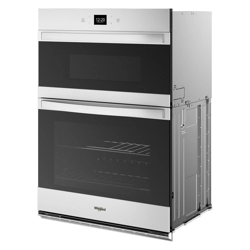 Whirlpool WOEC5030LW 6.4 Total Cu. Ft. Combo Wall Oven with Air Fry When Connected - Image 2
