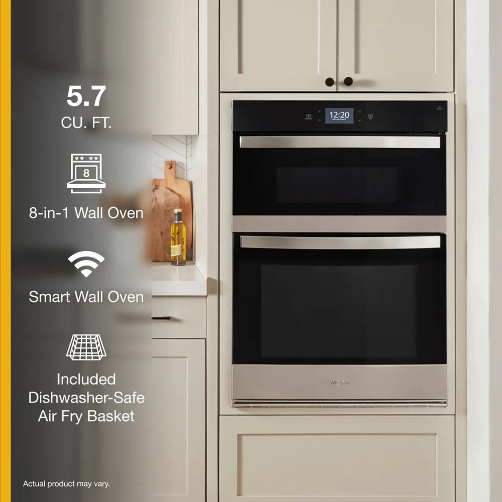 Whirlpool WOEC7027PZ 5.7 Cu. Ft. Wall Oven Microwave Combo with Air Fry - Image 3