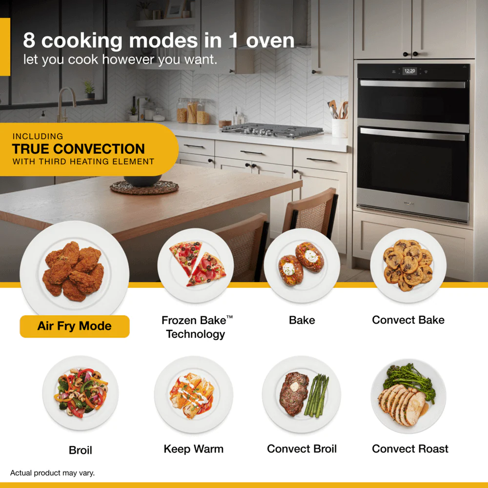 Whirlpool WOEC7027PZ 5.7 Cu. Ft. Wall Oven Microwave Combo with Air Fry - Image 4