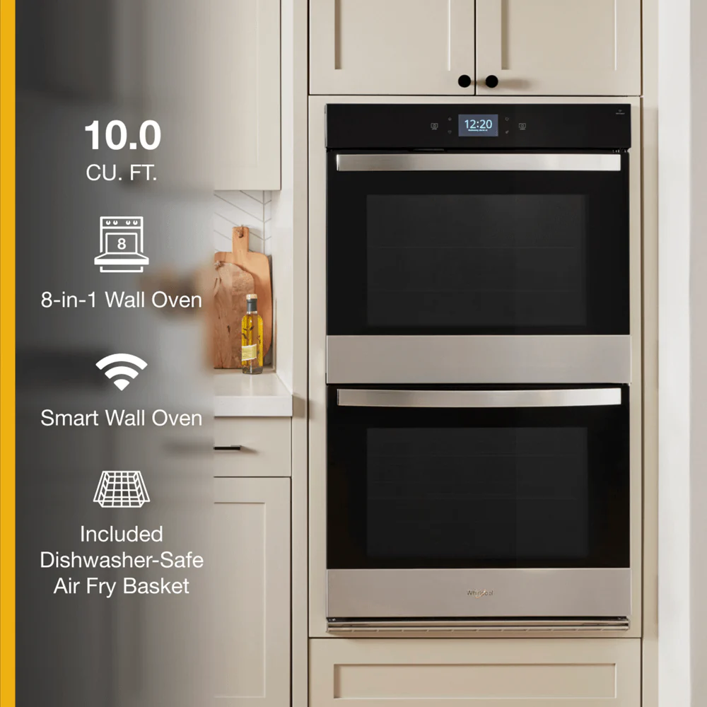 Whirlpool WOED7030PZ 10.0 Cu. Ft. Double Smart Wall Oven with Air Fry - Image 3