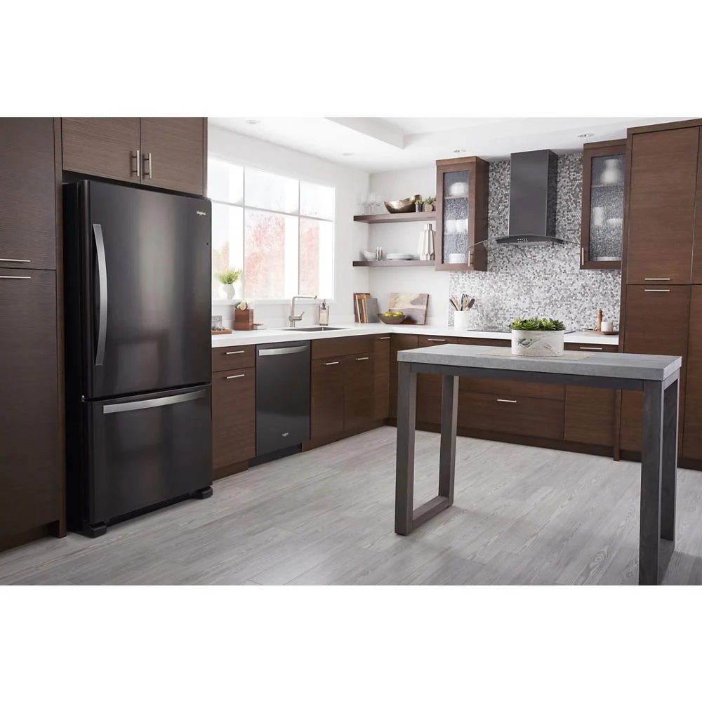 Whirlpool WRB322DMHV 33-inch wide Bottom-Freezer Refrigerator - 22 cu. ft. - Image 4