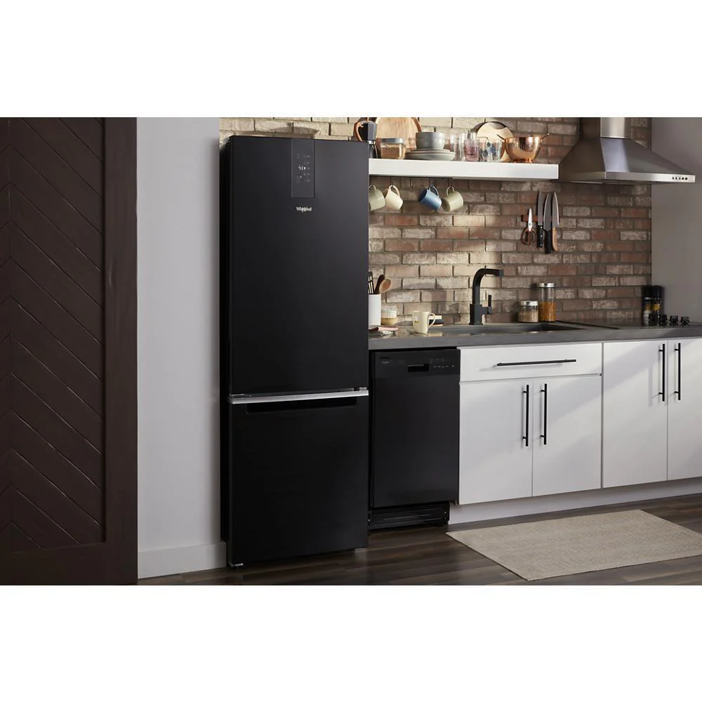 Whirlpool WRB533CZJB 24-inch Wide Garage-Ready Bottom-Freezer Refrigerator - 12.9 cu. ft. - Image 8