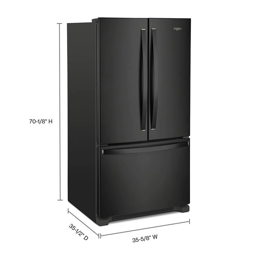 Whirlpool 36-inch Wide French Door Refrigerator with Water Dispenser - 25 cu. ft. - Image 3